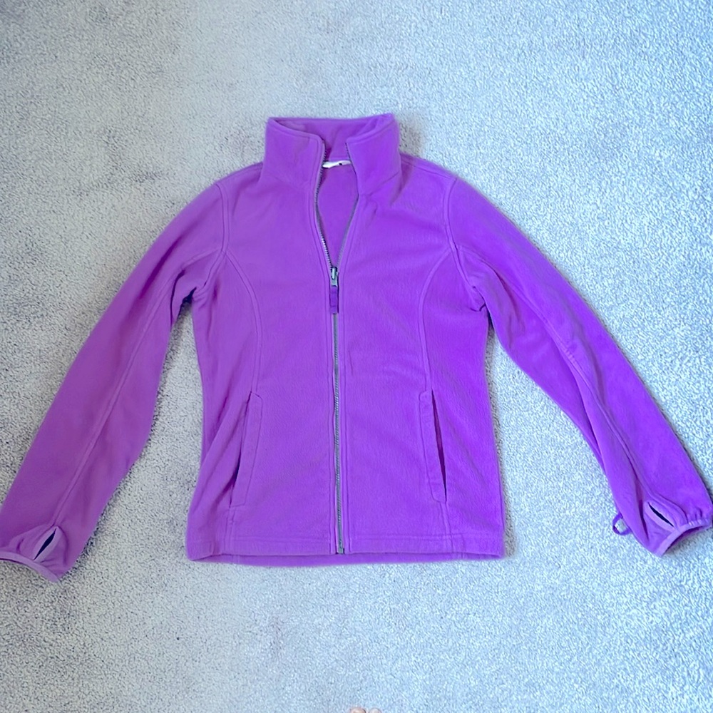 Lands End purple fleece